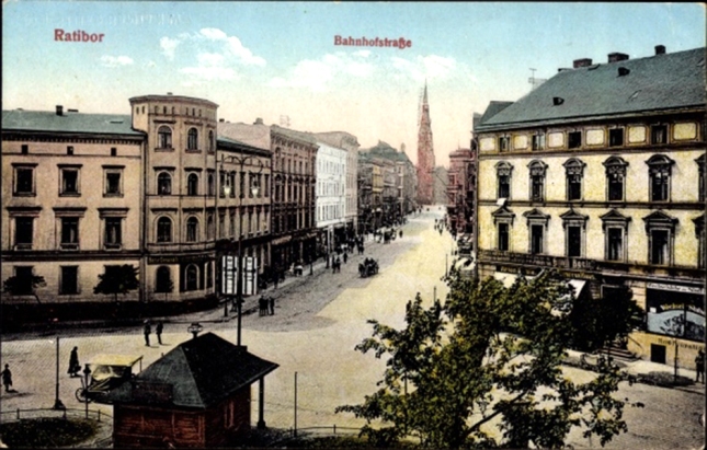 Dawna ulica Mickiewicza w Raciborzu